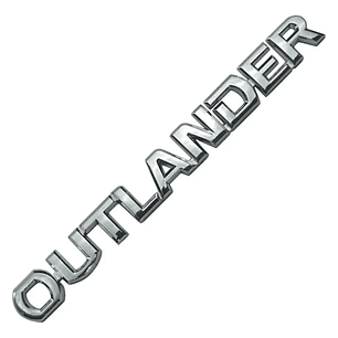 Logo Emblema Para Mitsubishi Outlander Trasero 18.3x1.9cm