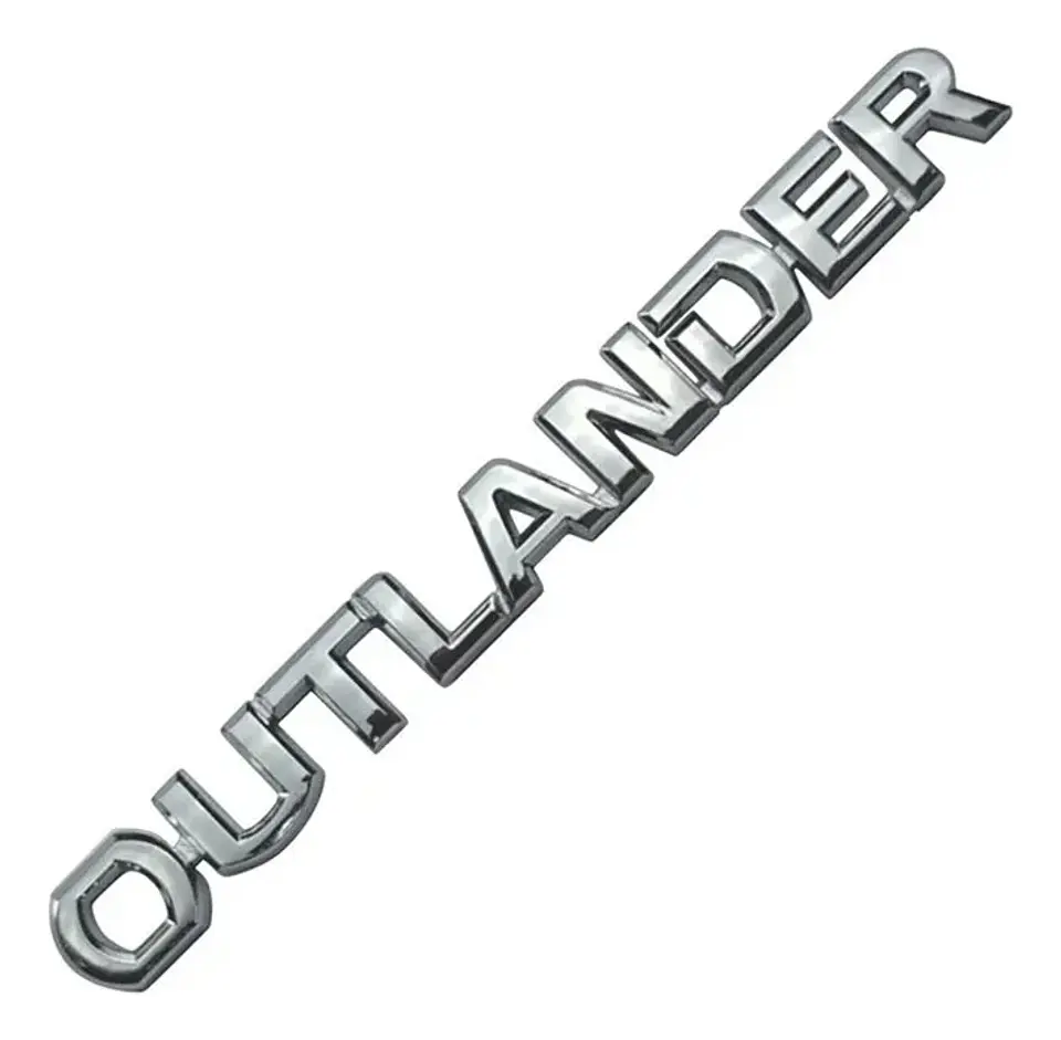 Logo Emblema Para Mitsubishi Outlander Trasero 18.3x1.9cm 1