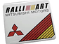 Logo adhesivo Emblema Para Mitsubishi Ralliart 6x5.5cm - Miniatura 2