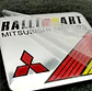 Logo adhesivo Emblema Para Mitsubishi Ralliart 6x5.5cm - Miniatura 3