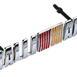 Logo Emblema Frontal Para Mitsubishi Ralliart 12.8x2.4cm Cromado