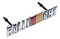 Logo Emblema Frontal Para Mitsubishi Ralliart 12.8x2.4cm Cromado - Miniatura 1