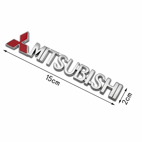 Logo Emblema Para Mitsubishi 15x2.7cm