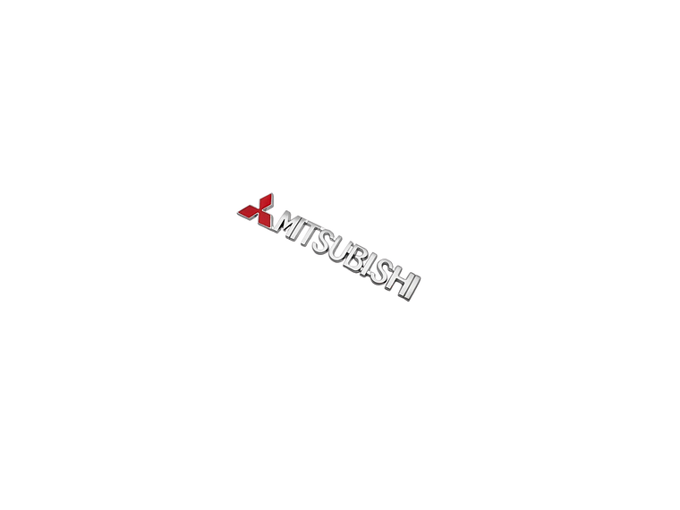 Logo Emblema Para Mitsubishi 15x2.7cm 2