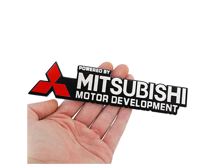 Logo Emblema Para Mitsubishi Motor Development 15.9x3.7cm 3