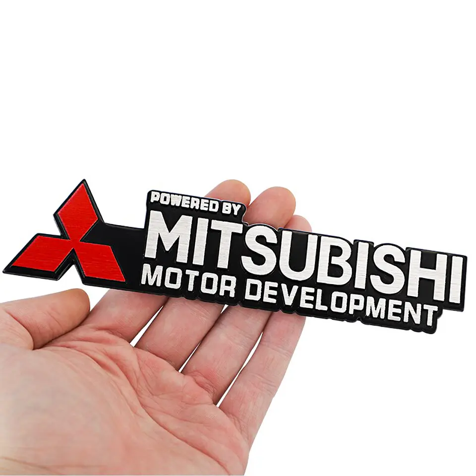 Logo Emblema Para Mitsubishi Motor Development 15.9x3.7cm 3