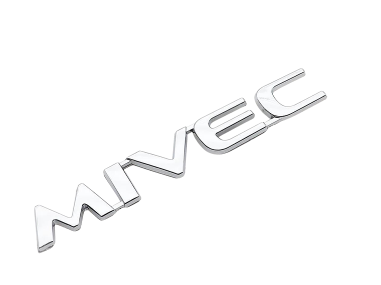 Logo Emblema Para Mitsubishi Mivec 14.8x2cm 1
