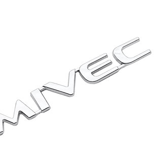 Logo Emblema Para Mitsubishi Mivec 14.8x2cm