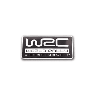 Emblema Para Subaru Wrc World Rally Championship 8x3.8cm Negro