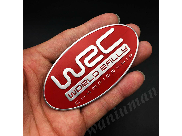 Logo Emblema Para Subaru Wrc World Rally Championship Rojo 2