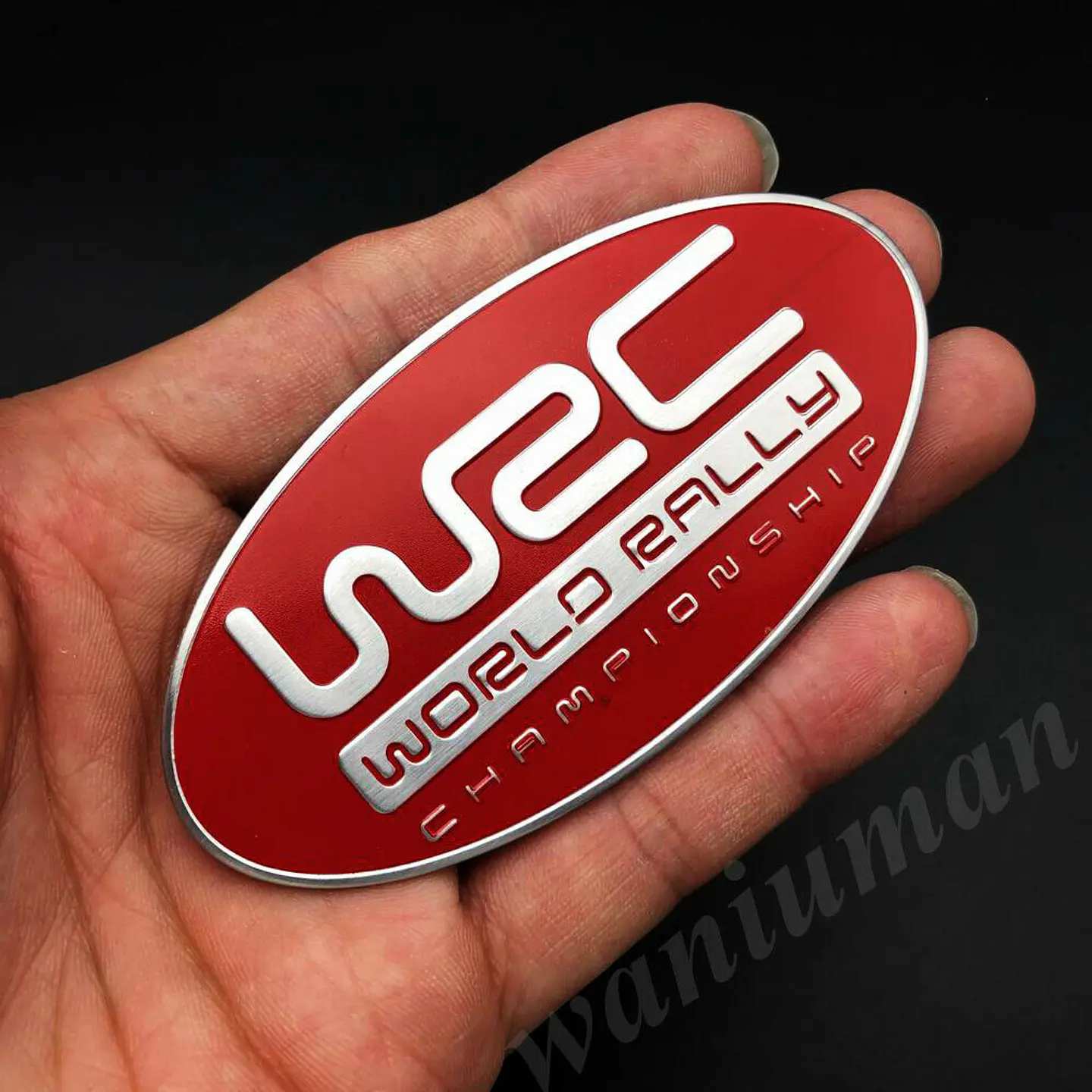 Logo Emblema Para Subaru Wrc World Rally Championship Rojo 2