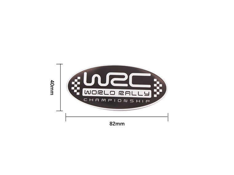 Logo Emblema Para Subaru Wrc World Rally Championship Negro 2