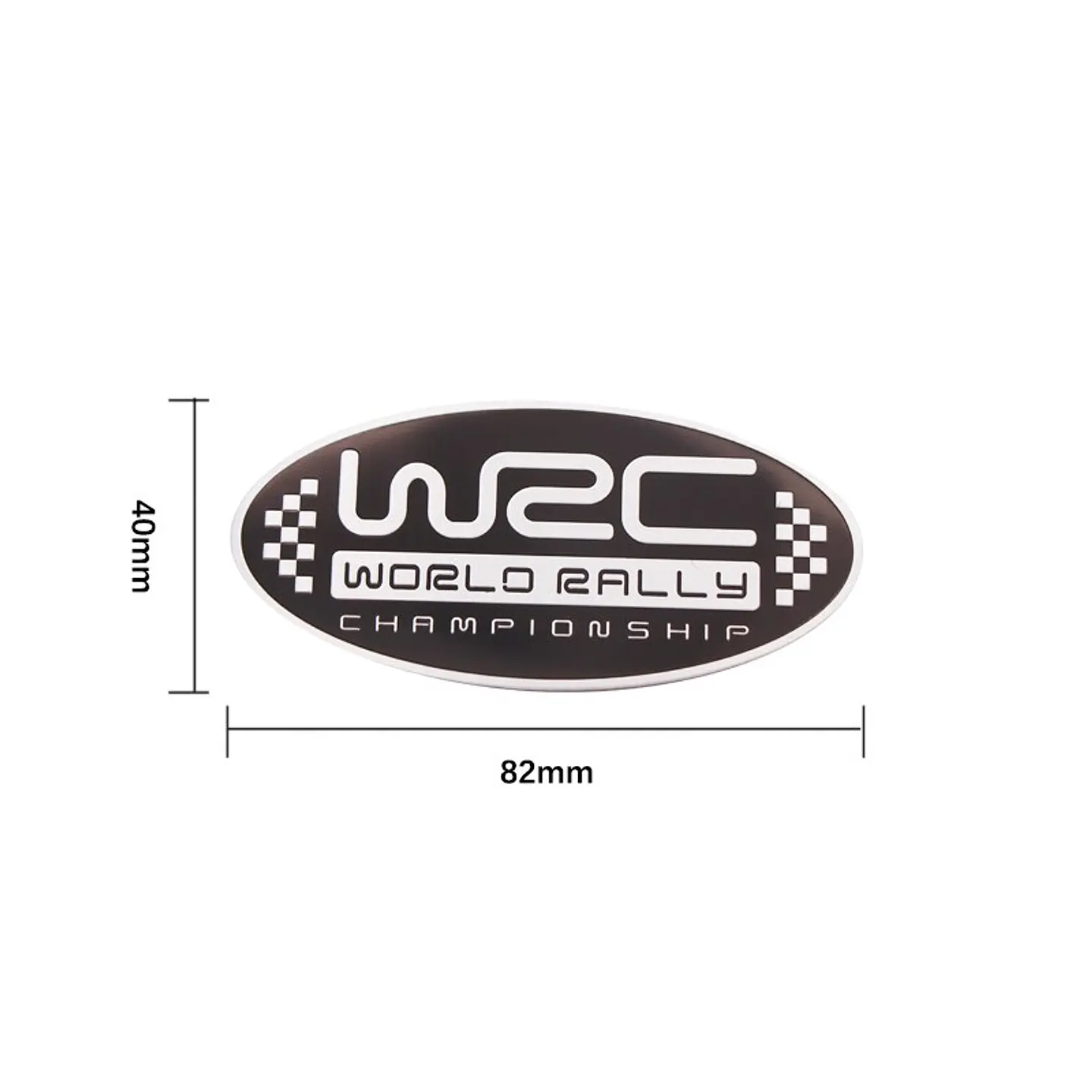 Logo Emblema Para Subaru Wrc World Rally Championship Negro 2