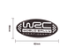 Logo Emblema Para Subaru Wrc World Rally Championship Negro - Miniatura 2