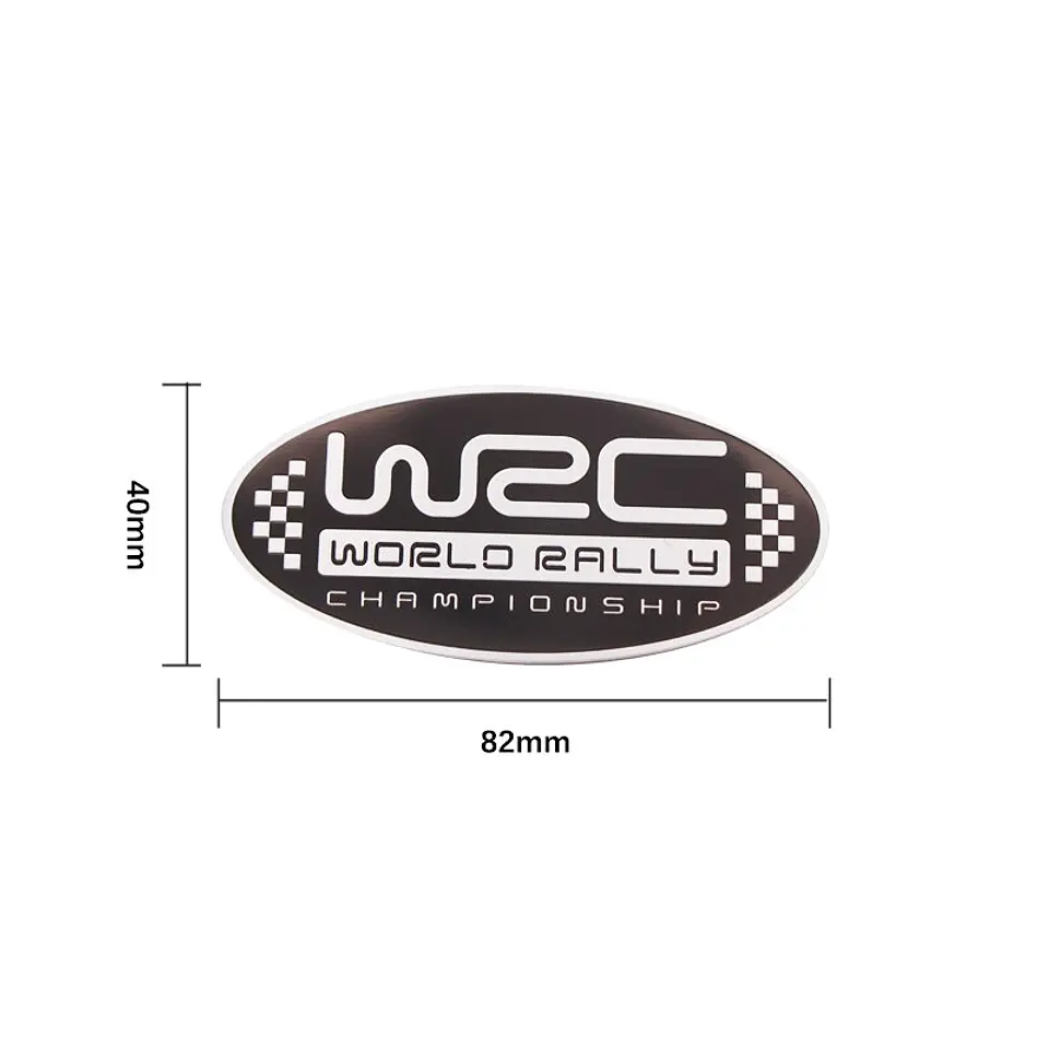 Logo Emblema Para Subaru Wrc World Rally Championship Negro 2