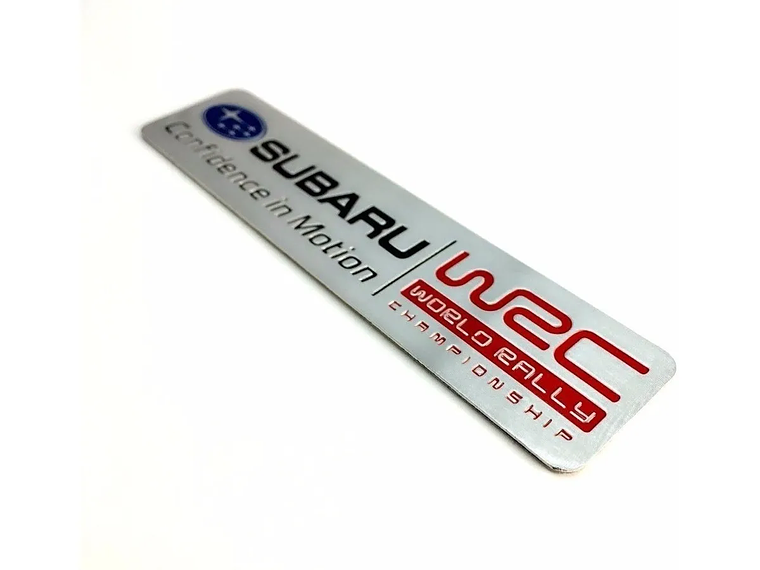 Logo Emblema Wrc Para Subaru World Rally 12x2.7cm 2