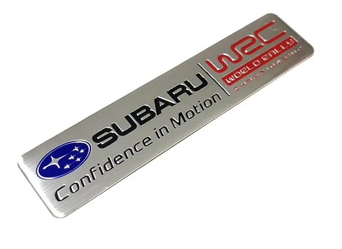 Logo Emblema Wrc Para Subaru World Rally 12x2.7cm