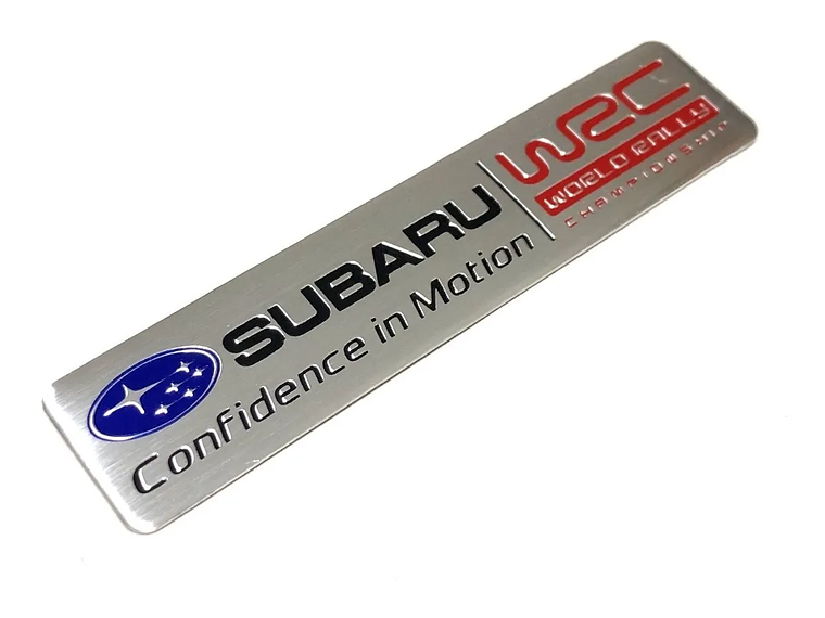 Logo Emblema Wrc Para Subaru World Rally 12x2.7cm 1