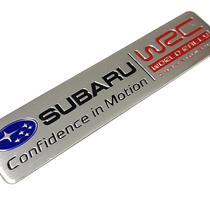 Logo Emblema Wrc Para Subaru World Rally 12x2.7cm
