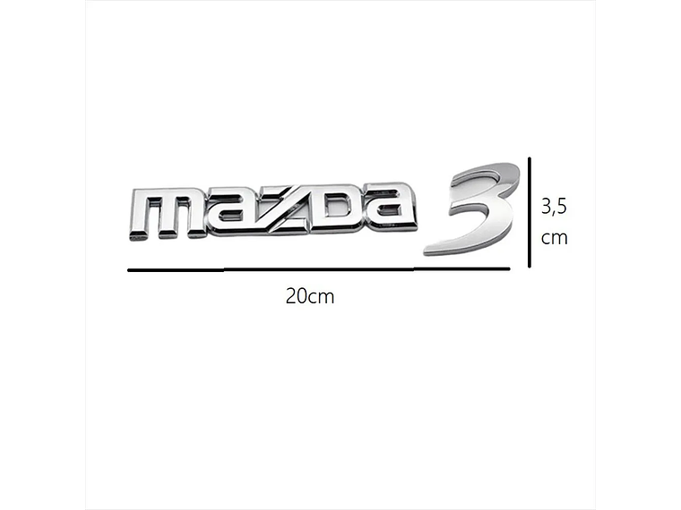 Emblema Logo Para Mazda 3 1