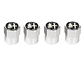 Set X4 Tapas Válvulas Metálicas Aire Ruedas Para Alfa Romeo - Miniatura 2