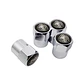 Set X4 Tapas Válvulas Metálicas Aire Ruedas Para Volvo - Miniatura 2