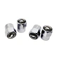 Set X4 Tapas Válvulas Metálicas Aire Ruedas Para Opel - Miniatura 2
