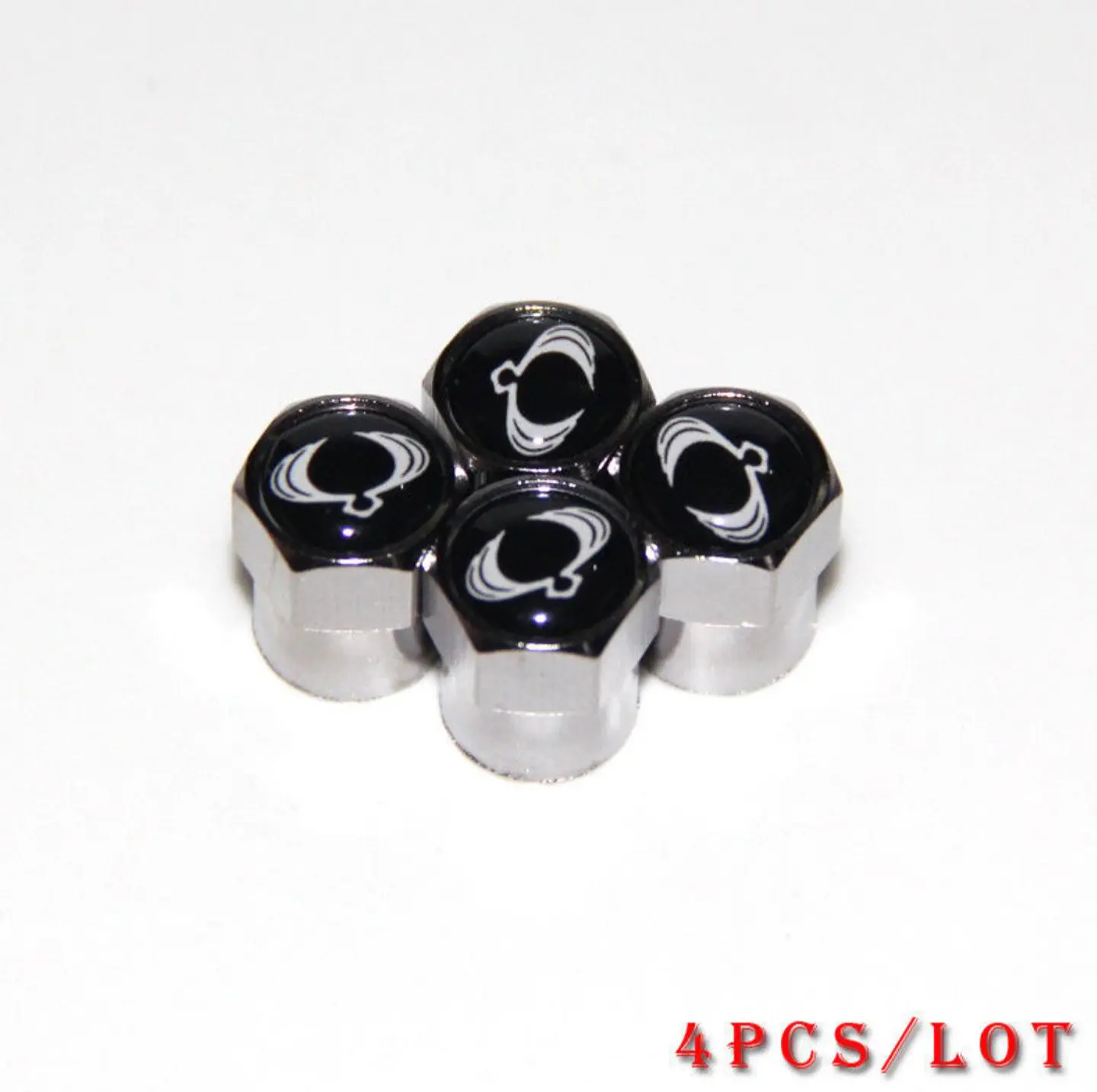 Set X4 Tapas Válvulas Metálicas Aire Ruedas Para Ssangyong 1