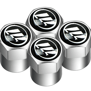 Set X4 Tapas Válvulas Metálicas Aire Rueda Para Lifan
