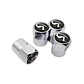 Set X4 Tapas Válvulas Metálicas Aire Rueda Para Infiniti - Miniatura 2