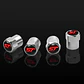 Set X4 Tapas Válvulas Metálicas Aire Rueda Para Ford ST - Miniatura 2