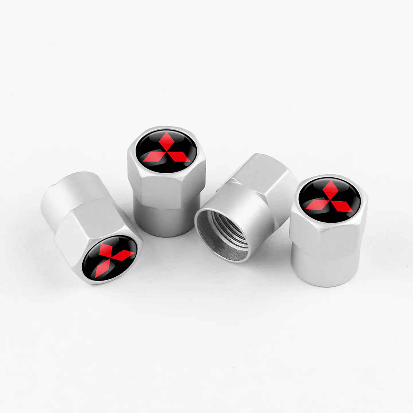 Set X4 Tapas Válvulas Plásticas Aire Ruedas Para Mitsubishi 2