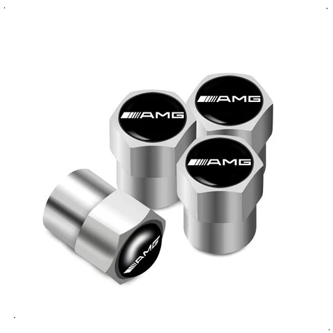 Set X4 Tapas Válvulas Plásticas Aire Ruedas para Amg Mercedes Benz