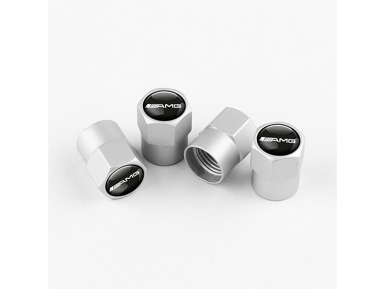 Set X4 Tapas Válvulas Plásticas Aire Ruedas para Amg Mercedes Benz 3
