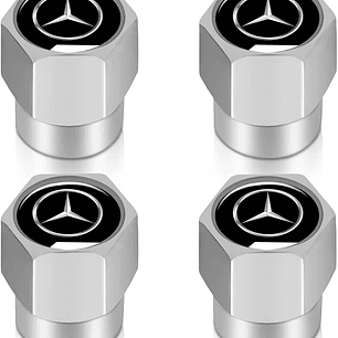 Set X4 Tapas Válvulas Plástica Aire Ruedas Para Mercedes Benz