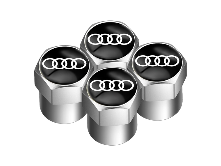 Set X4 Tapas Válvulas Plásticas Aire Ruedas Para Audi 1