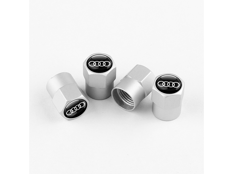 Set X4 Tapas Válvulas Plásticas Aire Ruedas Para Audi 2