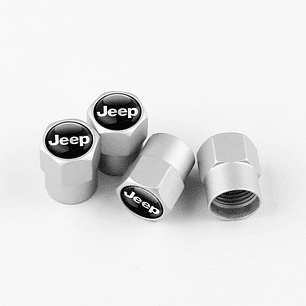 Set X4 Tapas Válvulas Plásticas Aire Ruedas Para Jeep