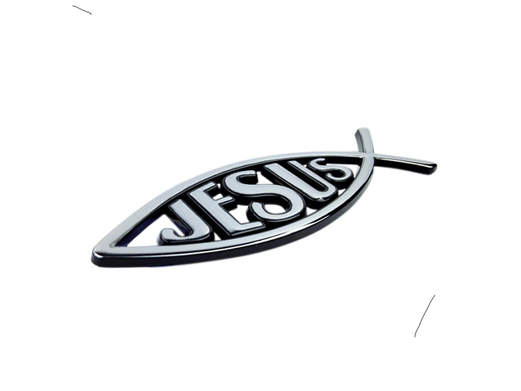 Insignia Emblema Jesús 3d Para Autos Motos Etc 3