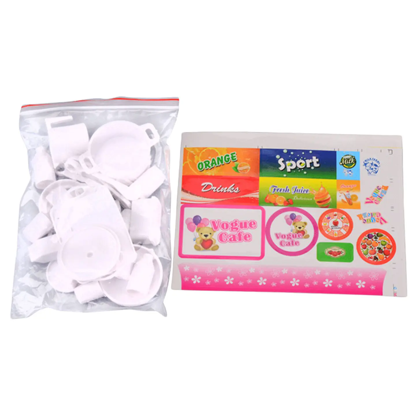 Set 25 Piezas Accesorios Vajilla Cocina Para Muñecas Barbie de 30cm 3