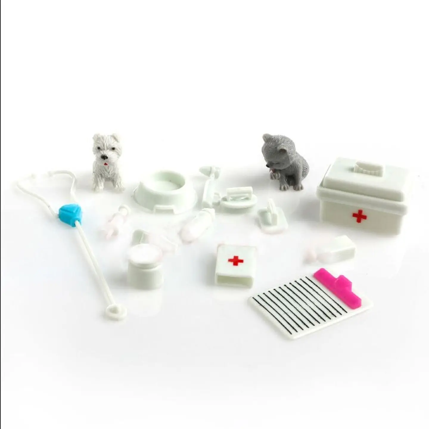 Set 15 Piezas Accesorios Veterinaria Doctor Muñecas Barbie 30cm 3