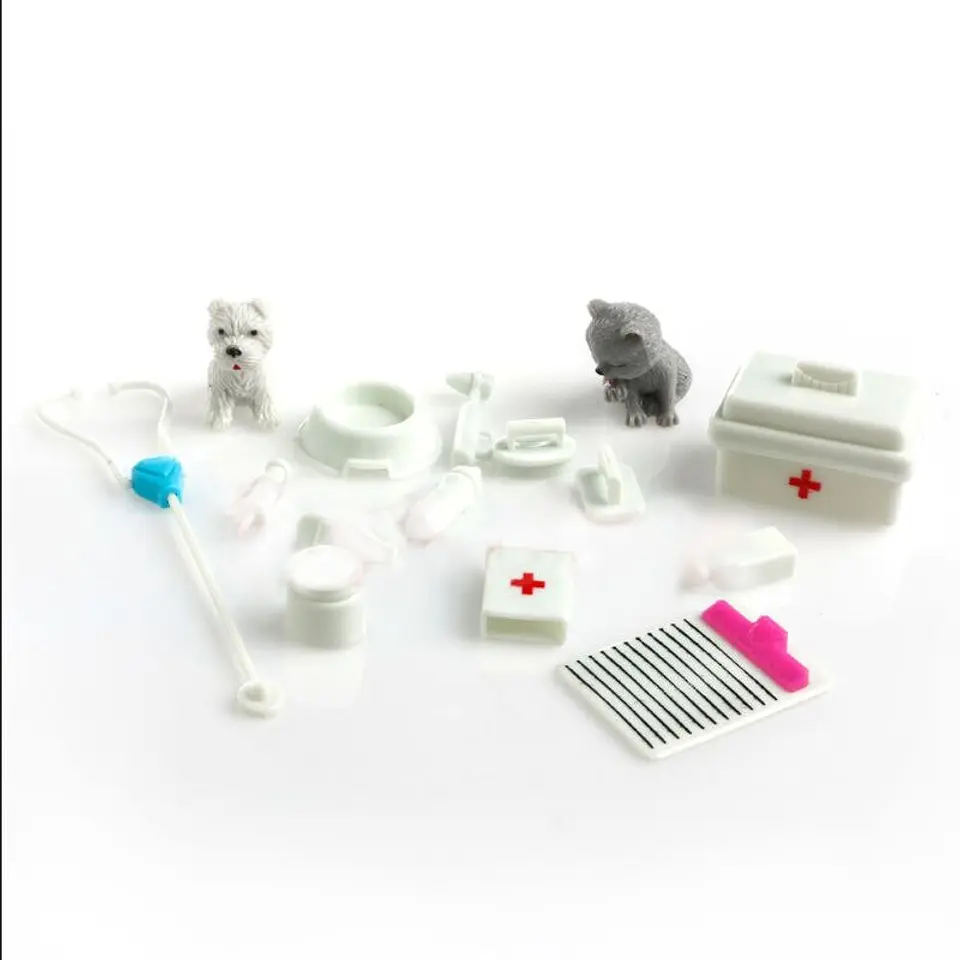 Set 15 Piezas Accesorios Veterinaria Doctor Muñecas Barbie 30cm 3