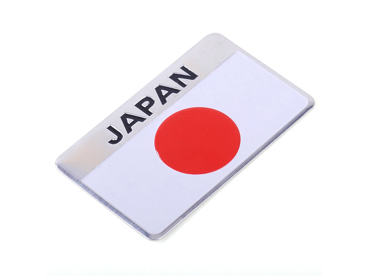 Emblema Japón Logo Bandera Japan Autos Motos Etc 8x5cm 1