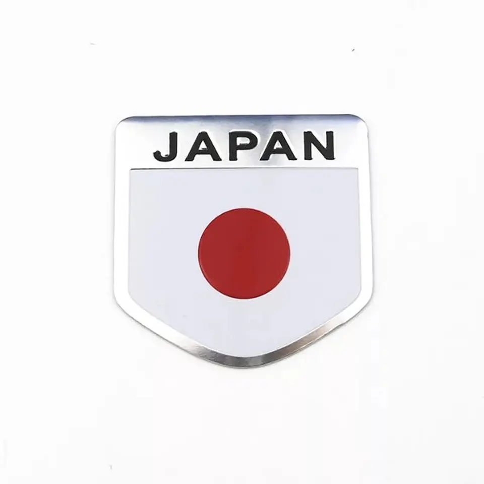 Emblema Japón Logo Bandera Japan Autos Motos Etc 5x5cm A 1