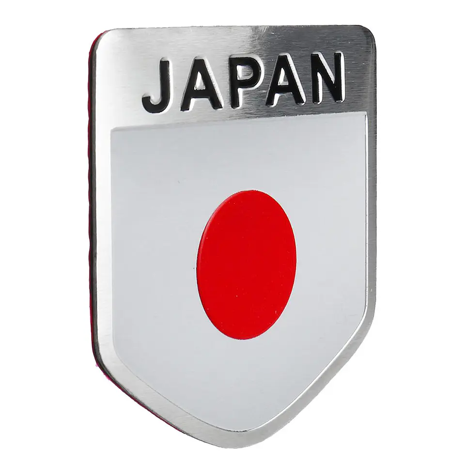 Emblema Japón Logo Bandera Japan Autos Motos Etc 5x5cm A 2