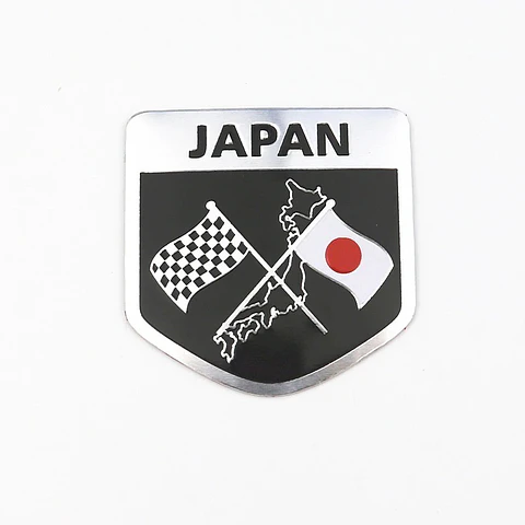 Emblema Japón Logo Bandera Japan Autos Motos Etc 5x5cm B