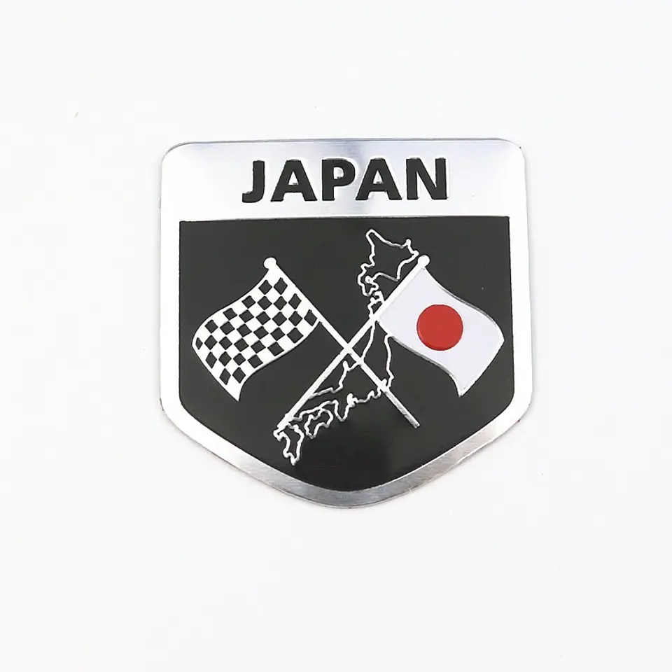 Emblema Japón Logo Bandera Japan Autos Motos Etc 5x5cm B 1