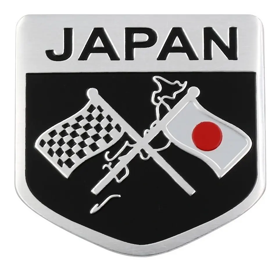 Emblema Japón Logo Bandera Japan Autos Motos Etc 5x5cm B 3