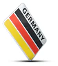 Emblema Alemania Logo Bandera Germany Autos Motos Etc 8x5 cm - Miniatura 1