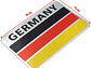 Emblema Alemania Logo Bandera Germany Autos Motos Etc 8x5 cm - Miniatura 2